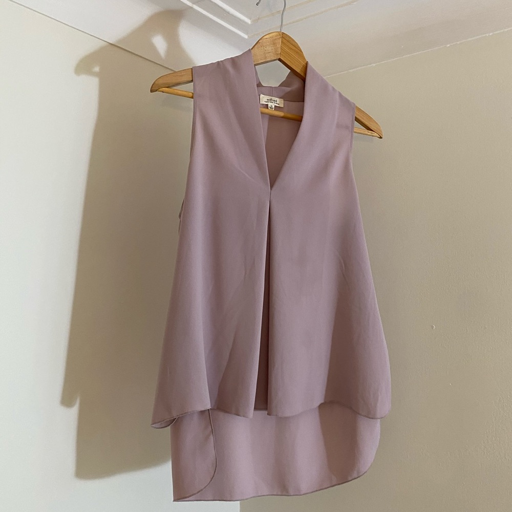 WILFRED ARITZIA Lavender Blouse